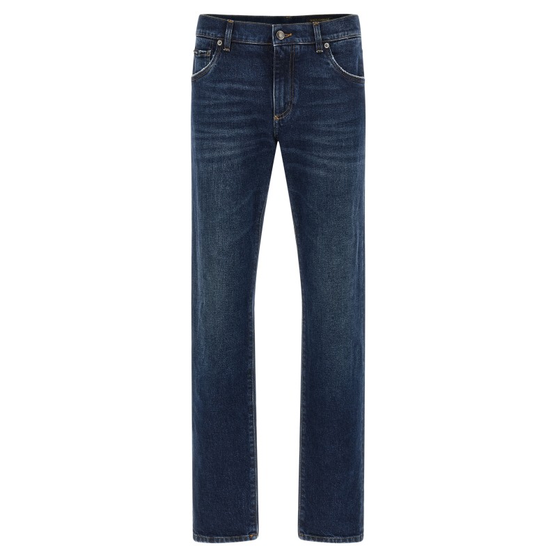 Logo plaque jeans