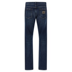 Logo plaque jeans