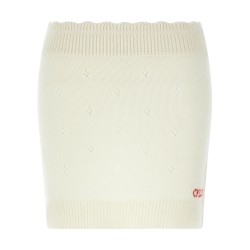 Jacquard logo skirt