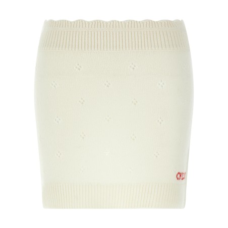 Jacquard logo skirt