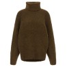Bouclé turtleneck sweater