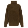 Bouclé turtleneck sweater