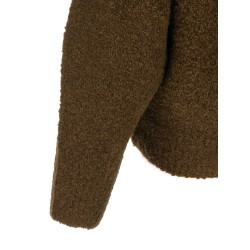 Bouclé turtleneck sweater