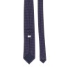 Patterned silk tie
