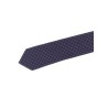 Patterned silk tie