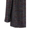 Sequin tartan blazer
