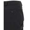 Twill and chiffon skirt