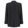Double-breasted technical Panama blazer