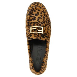 'Baguette' pony hair loafers