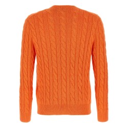 Cotton braided sweater
