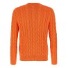 Cotton braided sweater