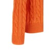 Cotton braided sweater