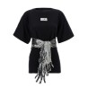 Sequin gloves T-shirt