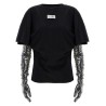 Sequin gloves T-shirt