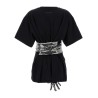 Sequin gloves T-shirt