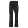 'P011 Knee Slit Paint' jeans