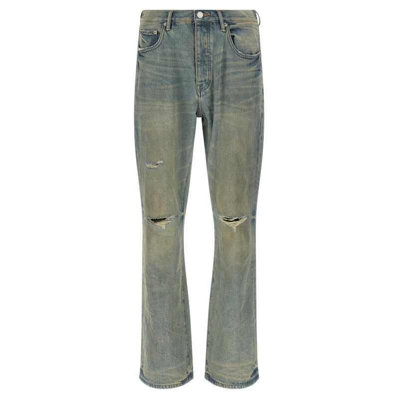 'P026 Dirty Fade Rip Boot' jeans
