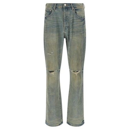 'P026 Dirty Fade Rip Boot' jeans