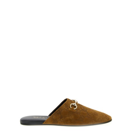 'GG' suede mules