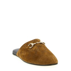 'GG' suede mules