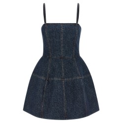 'FF' denim dress