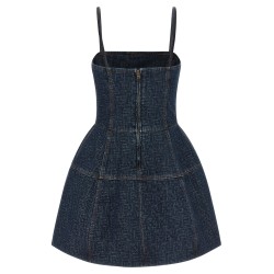'FF' denim dress