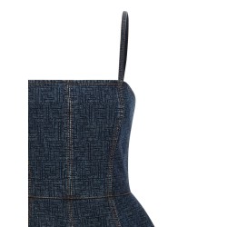 'FF' denim dress