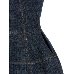 'FF' denim dress