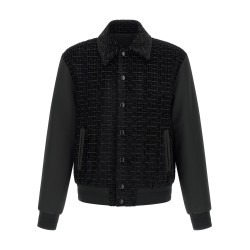 Velvet bomber jacket