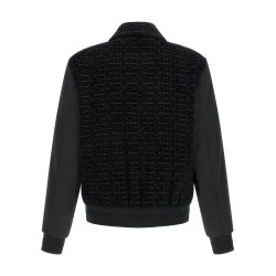 Velvet bomber jacket