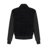 Velvet bomber jacket