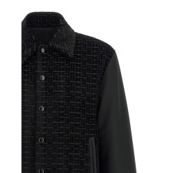 Velvet bomber jacket