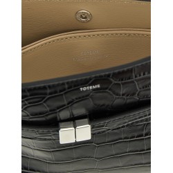 Crocodile-print leather Crossbody bag
