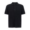 'Monogram' knit polo shirt