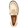 Waxed leather loafers