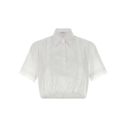 Lace insert shirt