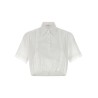 Lace insert shirt