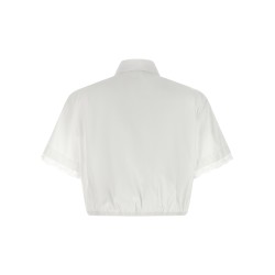 Lace insert shirt