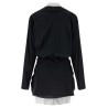Double layer shirt dress