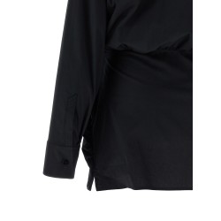 Double layer shirt dress