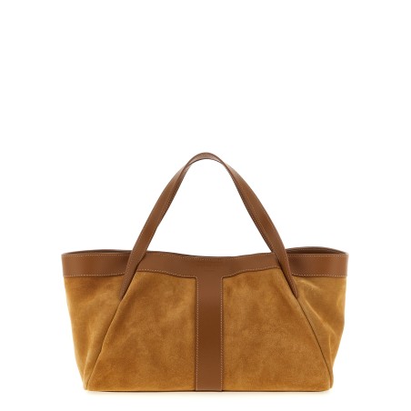 Suede shoulder bag
