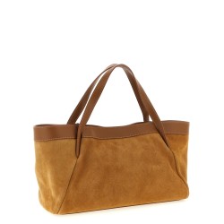Suede shoulder bag