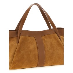 Suede shoulder bag