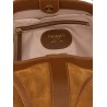 Suede shoulder bag