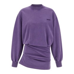 Faded sweatshirt dress