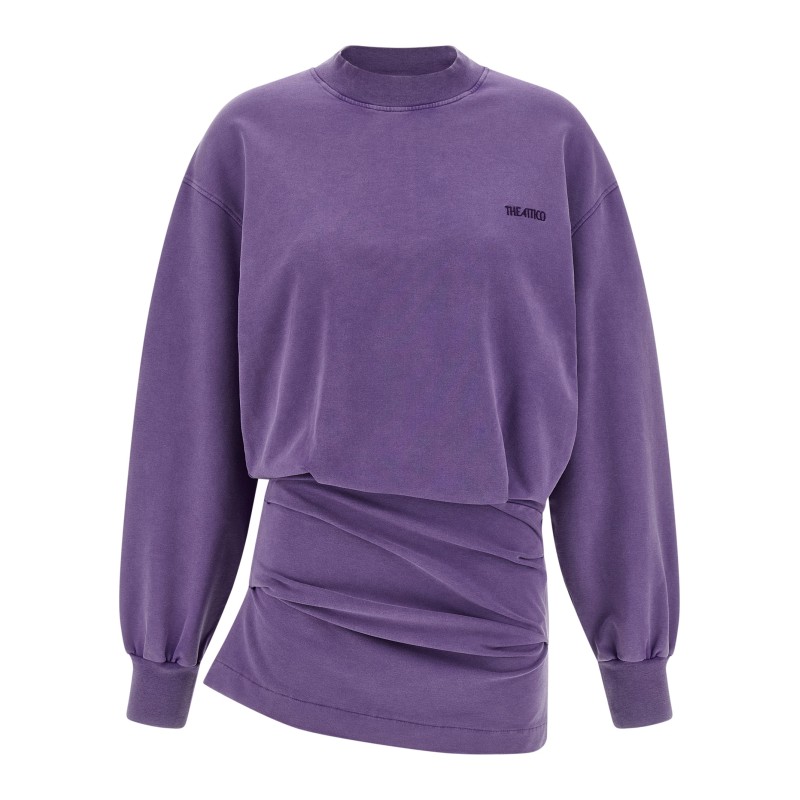 Faded sweatshirt dress