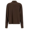 Silk polo shirt