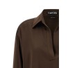 Silk polo shirt