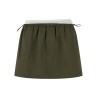 Double layer waist skirt