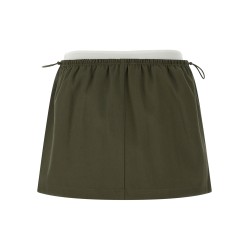 Double layer waist skirt
